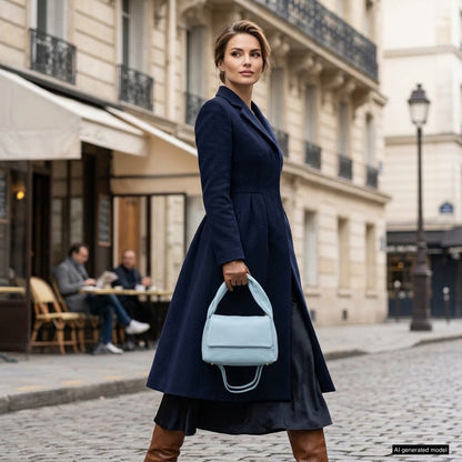 Italian Full-Grain Leather Top-Handle Bag | Perugia