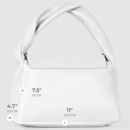 Italian Full-Grain Leather Top-Handle Bag | Perugia