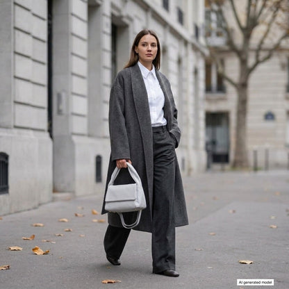 Italian Full-Grain Leather Top-Handle Bag | Perugia