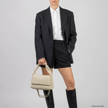 Italian Full-Grain Leather Top-Handle Bag | Perugia