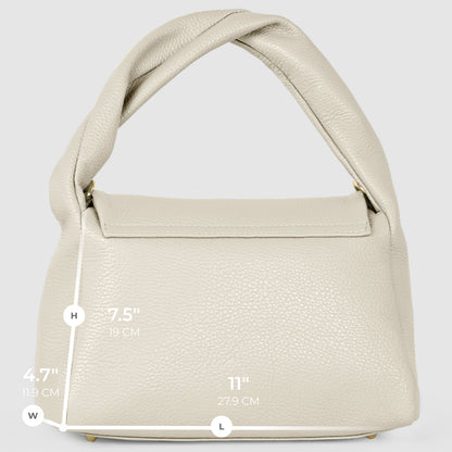 Italian Full-Grain Leather Top-Handle Bag | Perugia