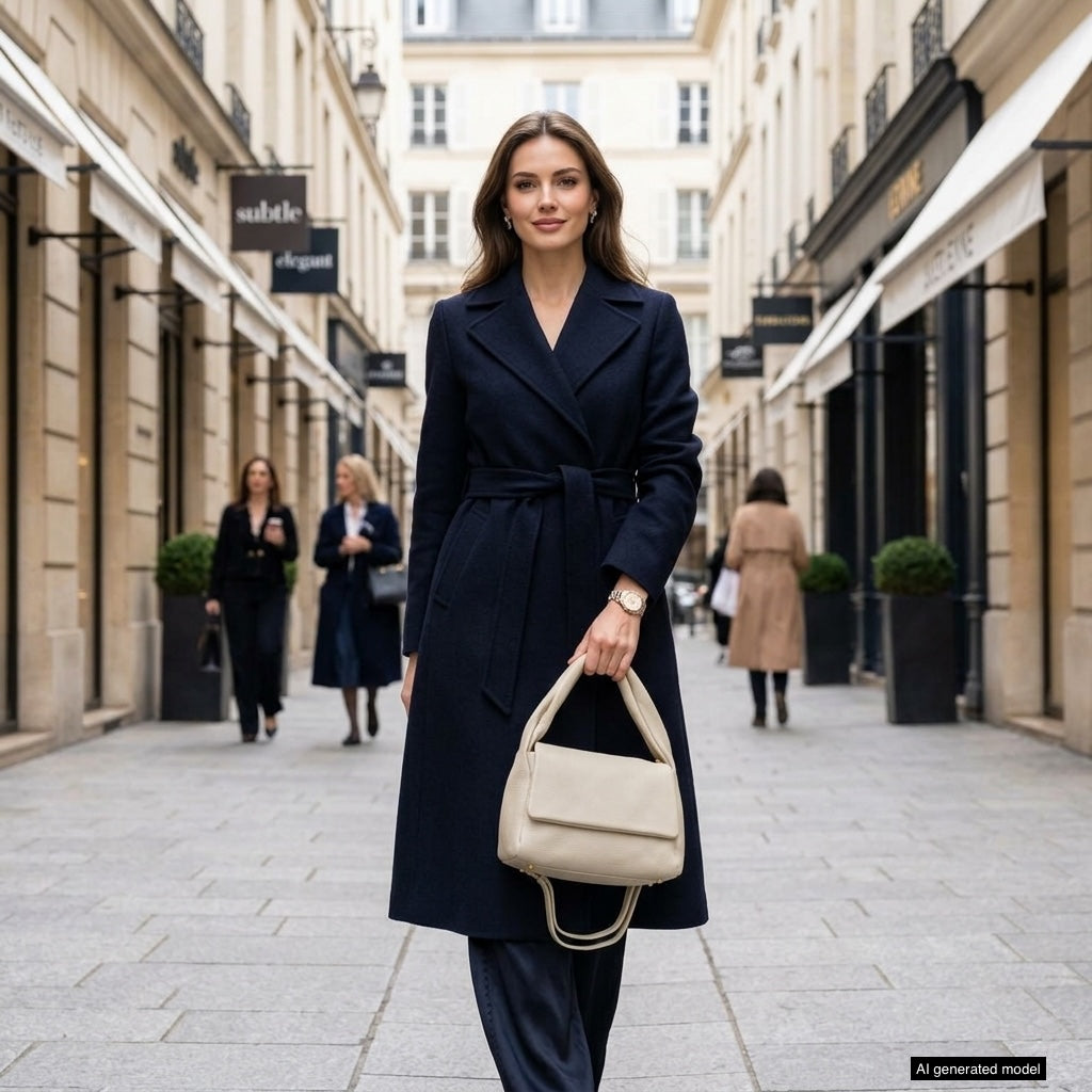 Italian Full-Grain Leather Top-Handle Bag | Perugia