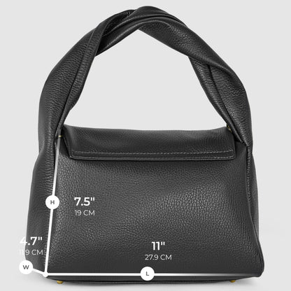Italian Full-Grain Leather Top-Handle Bag | Perugia
