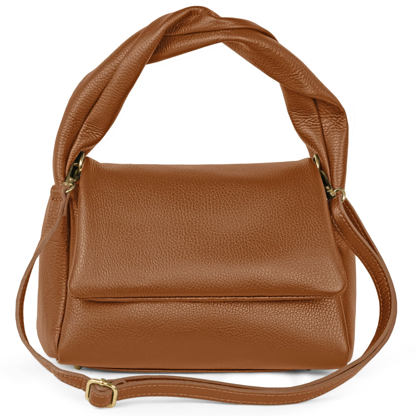Italian Full-Grain Leather Top-Handle Bag | Perugia