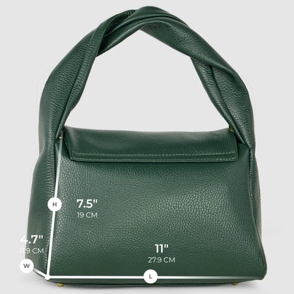 Italian Full-Grain Leather Top-Handle Bag | Perugia