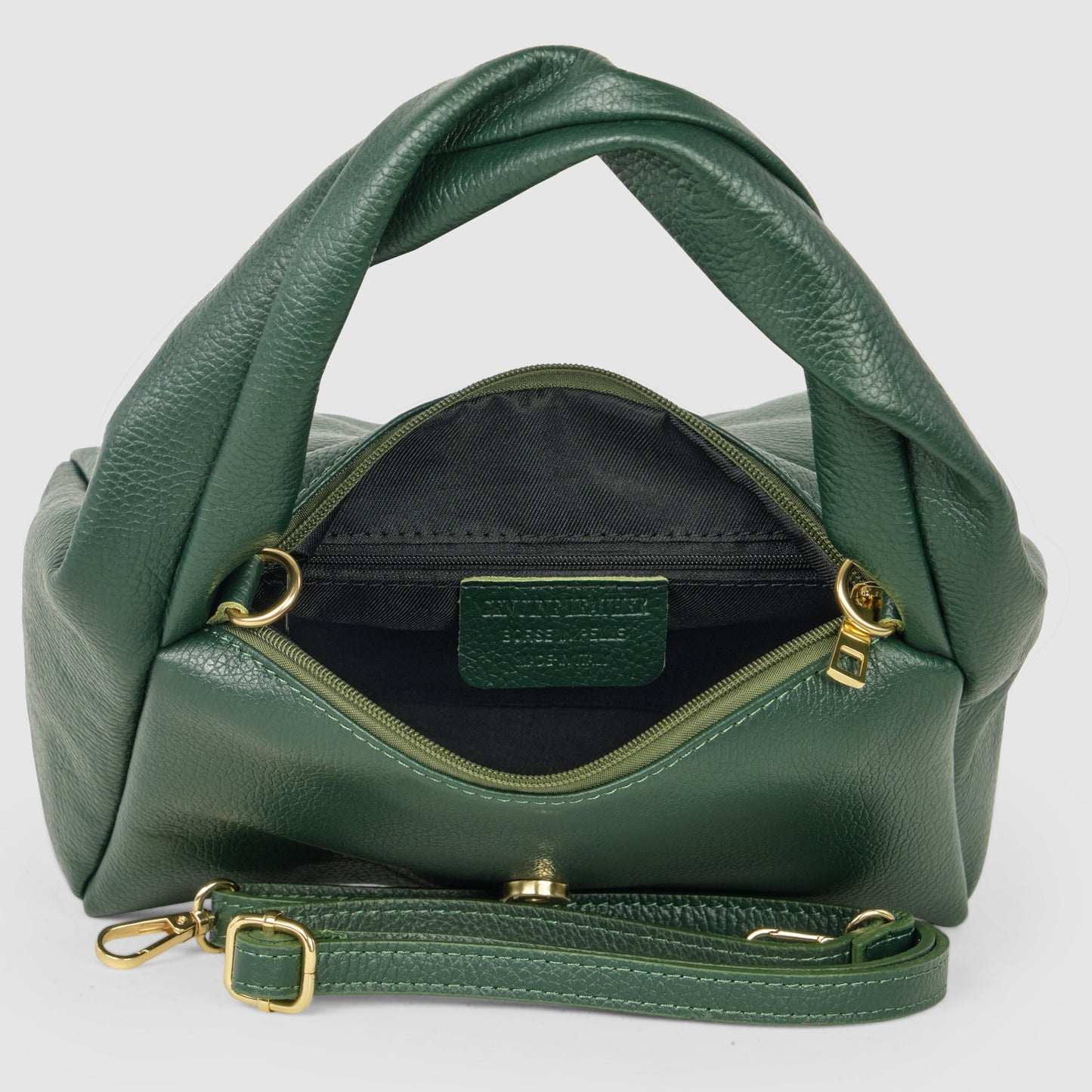 Italian Full-Grain Leather Top-Handle Bag | Perugia