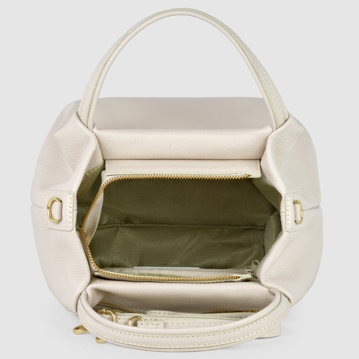 Bolso Tote de Piel Plena Flor Italiana | Lucca
