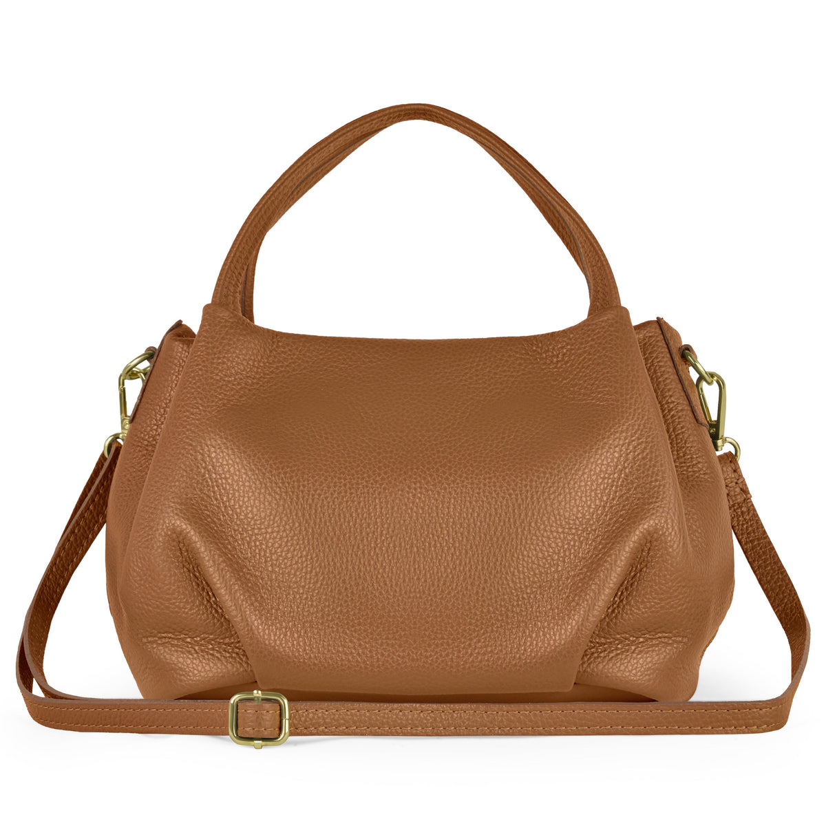 Bolso Tote de Piel Plena Flor Italiana | Lucca