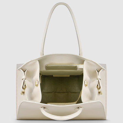 Italian Full-Grain Leather Top-Handle Bag | Asti