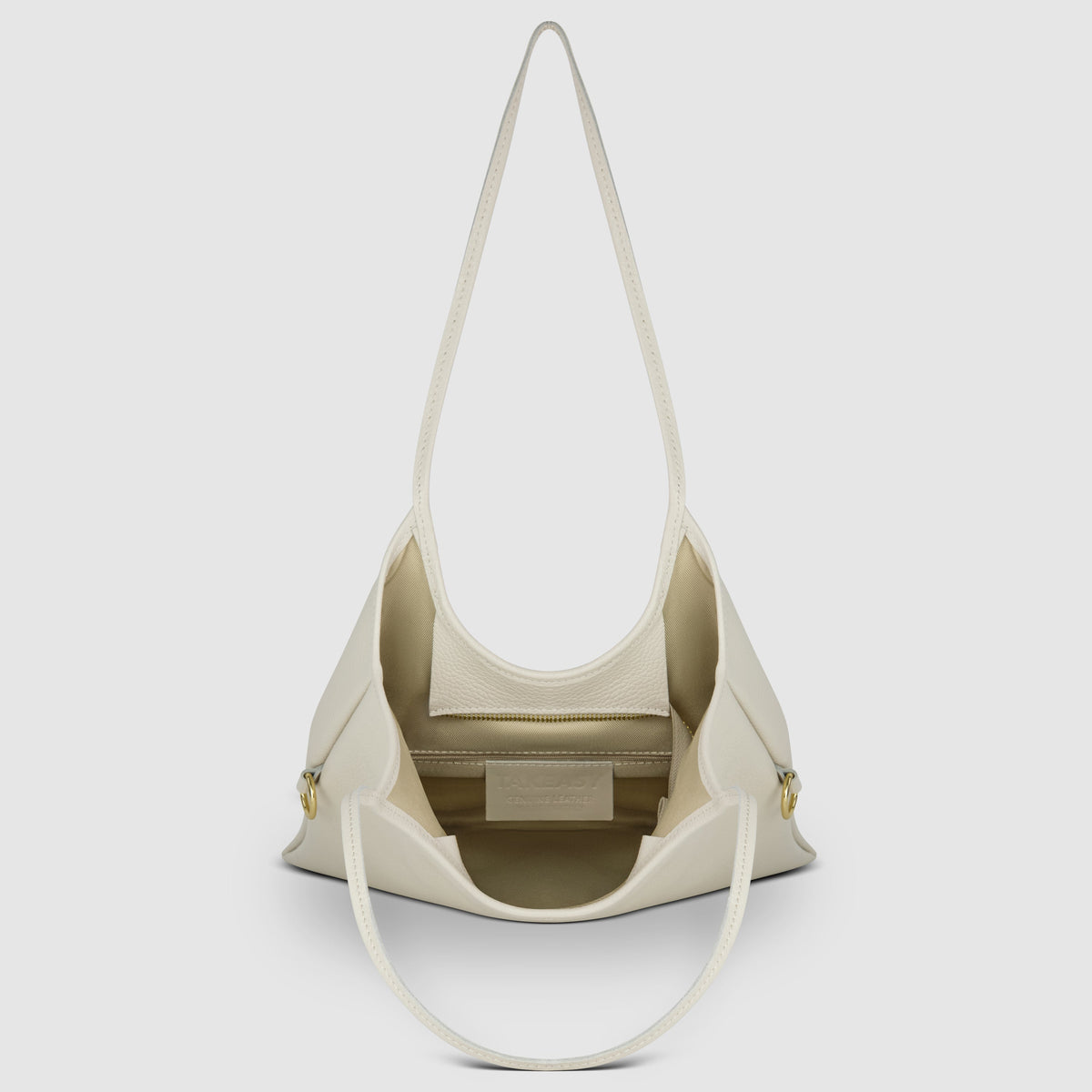 Bolso tote de piel italiana de plena flor | Matera