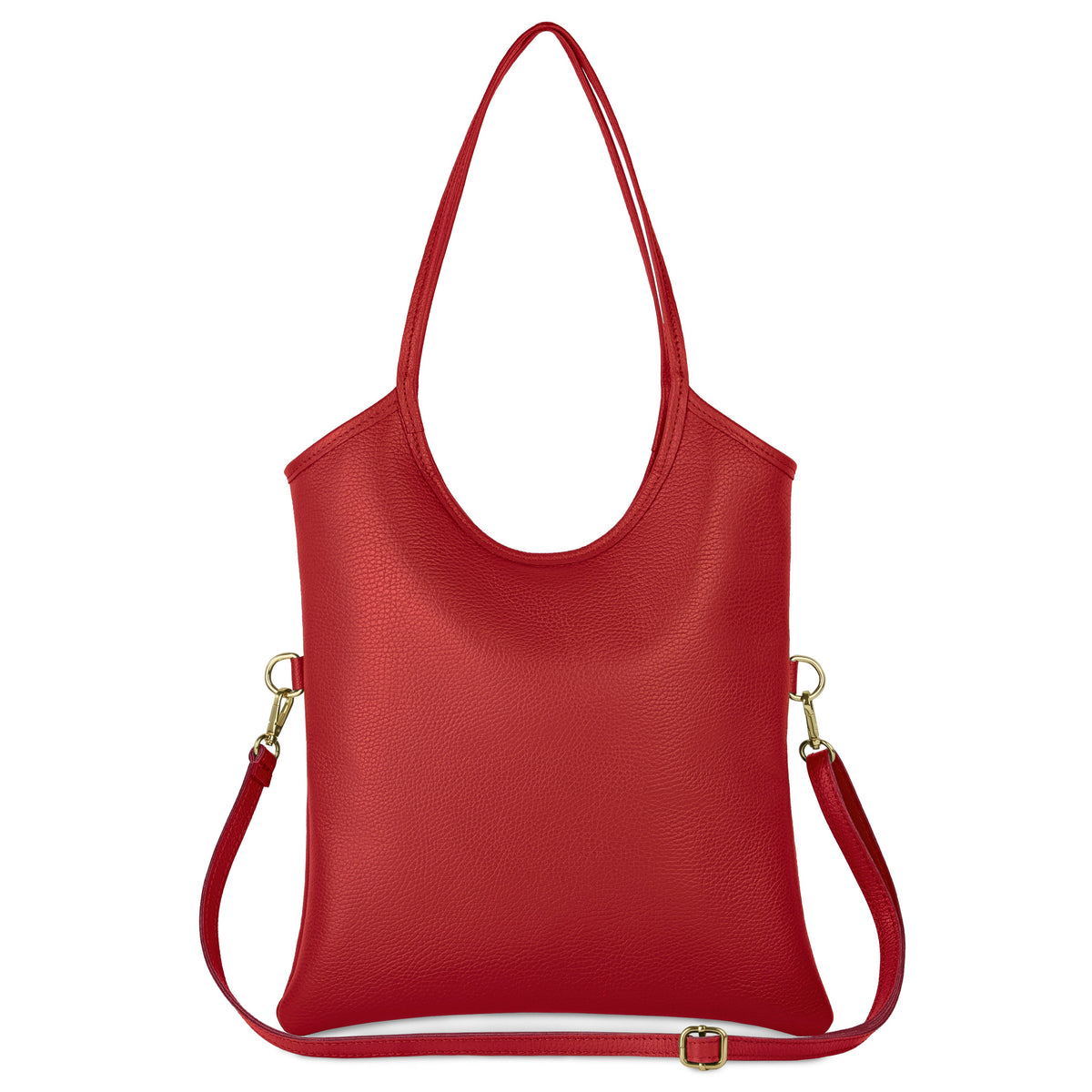 Bolso tote de piel italiana de plena flor | Matera