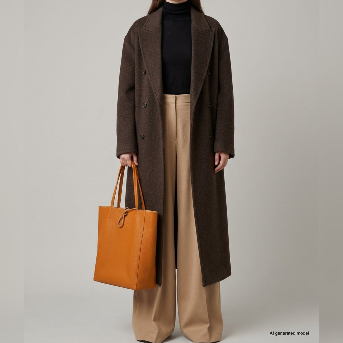 Bolso tote de cuero de grano completo italiano | Florencia