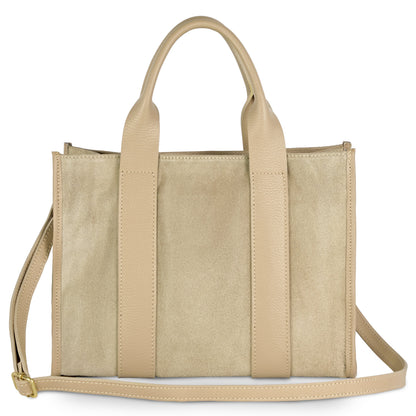 Italian Genuine Suede Tote Bag | Brianza