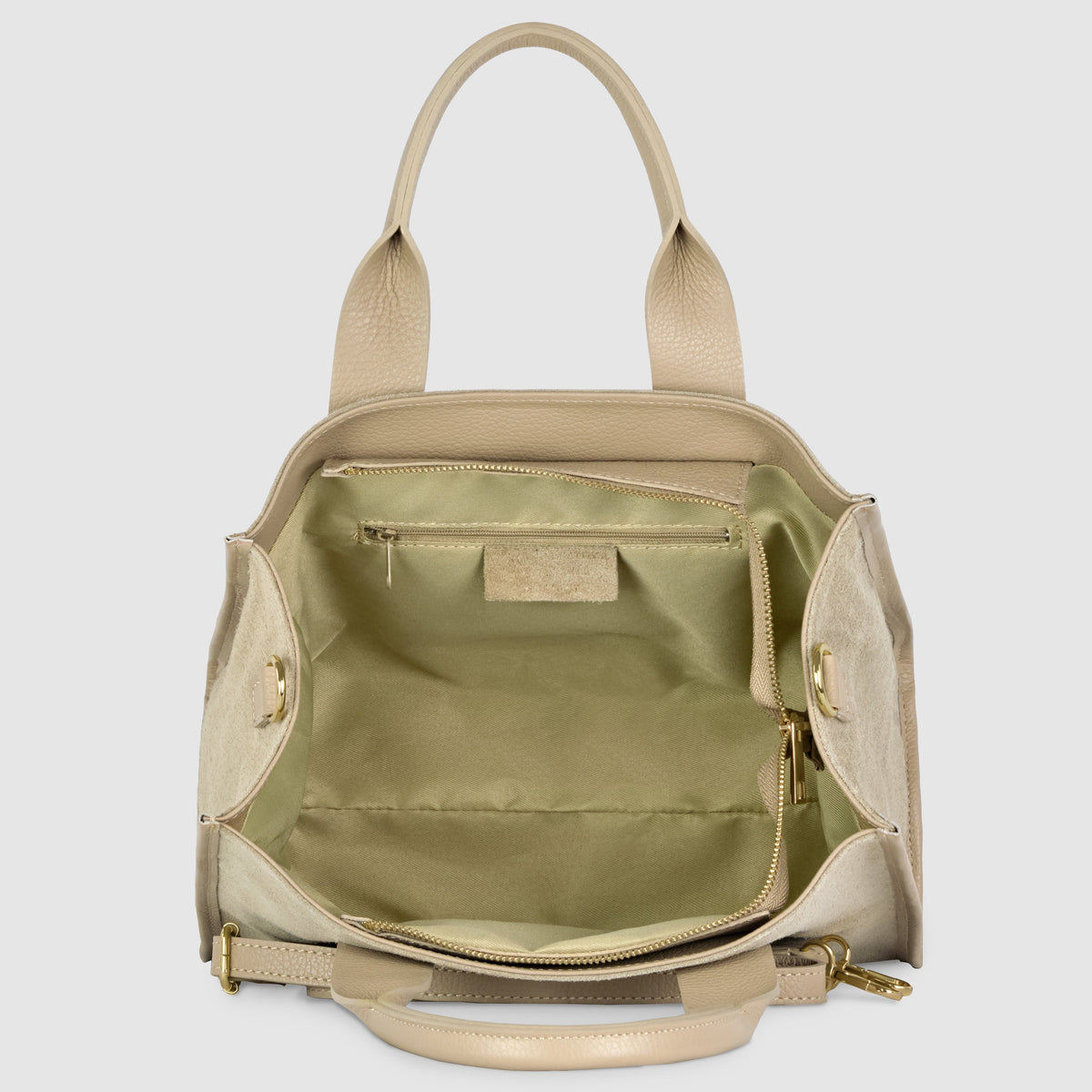 Bolso Tote de Ante Genuino Italiano | Brianza