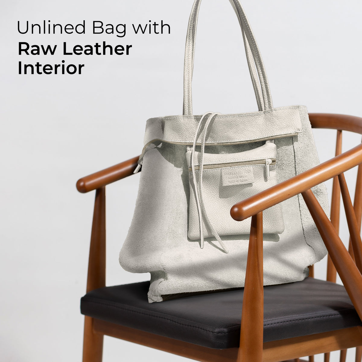 Bolso tote de cuero de grano completo italiano | Florencia