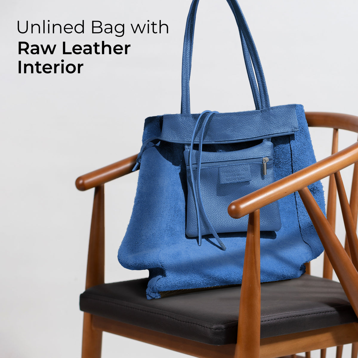 Bolso tote de cuero de grano completo italiano | Florencia