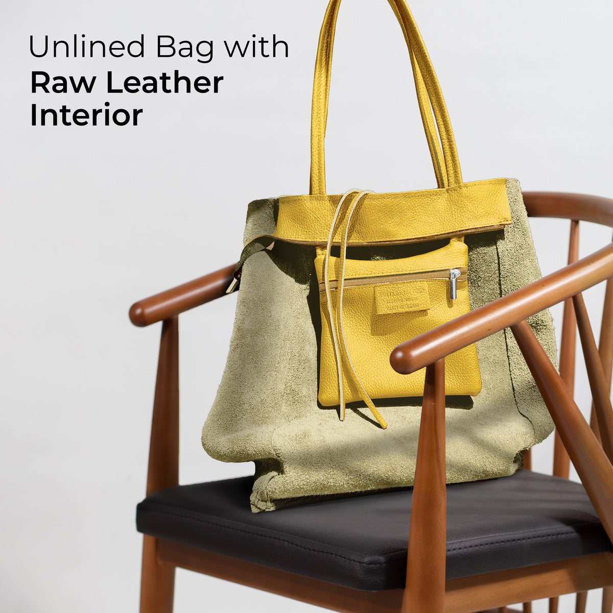 Bolso tote de cuero de grano completo italiano | Florencia