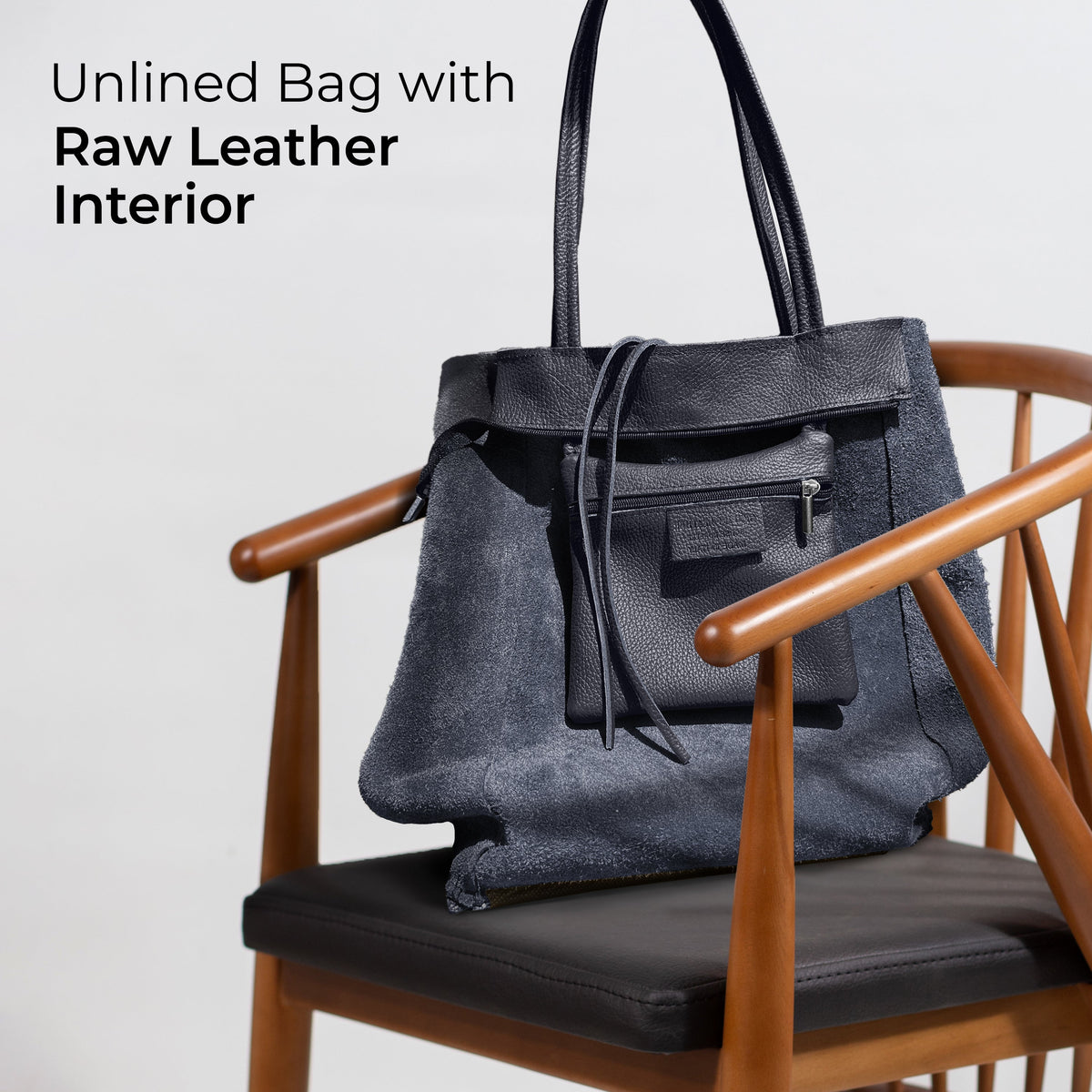 Bolso tote de cuero de grano completo italiano | Florencia