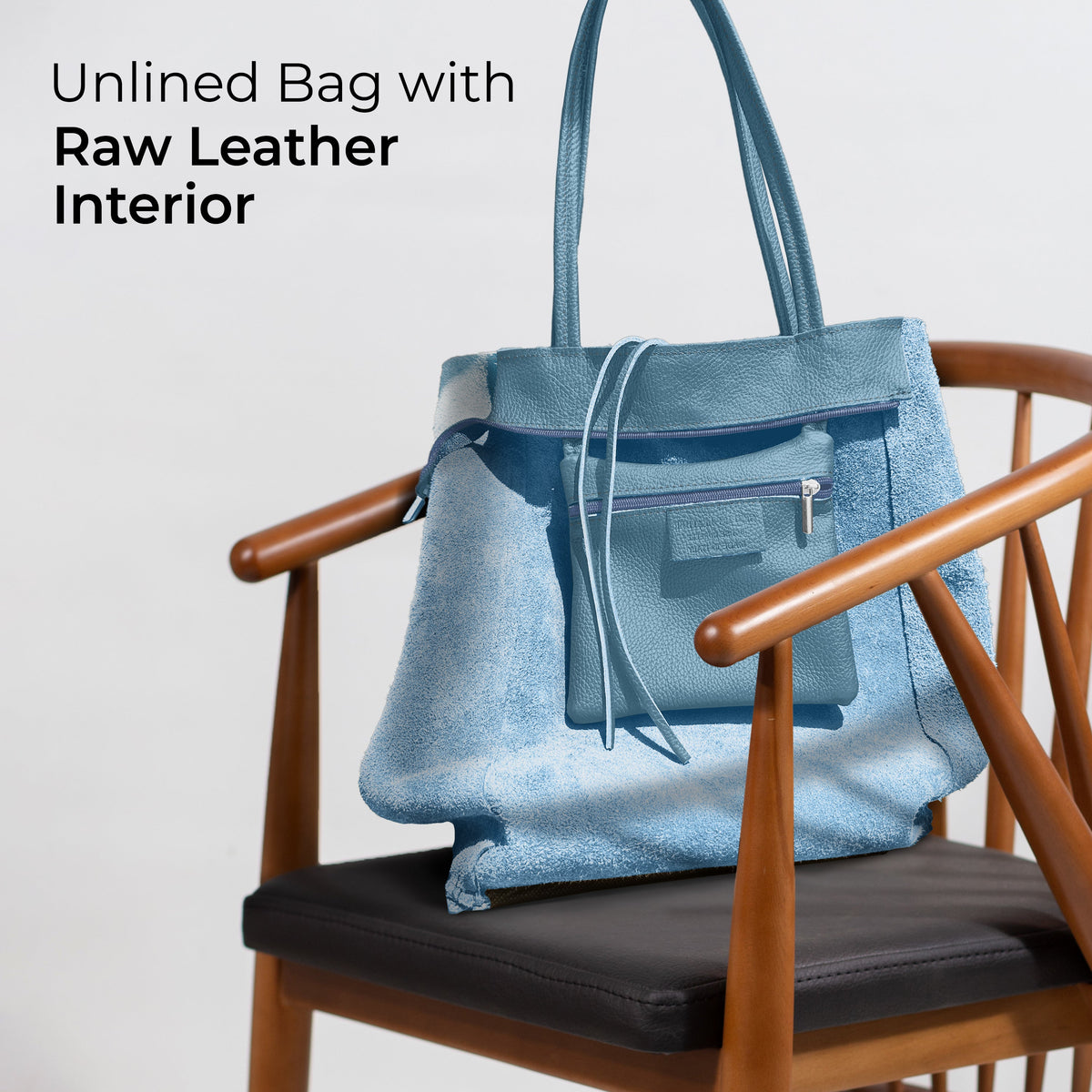 Bolso tote de cuero de grano completo italiano | Florencia