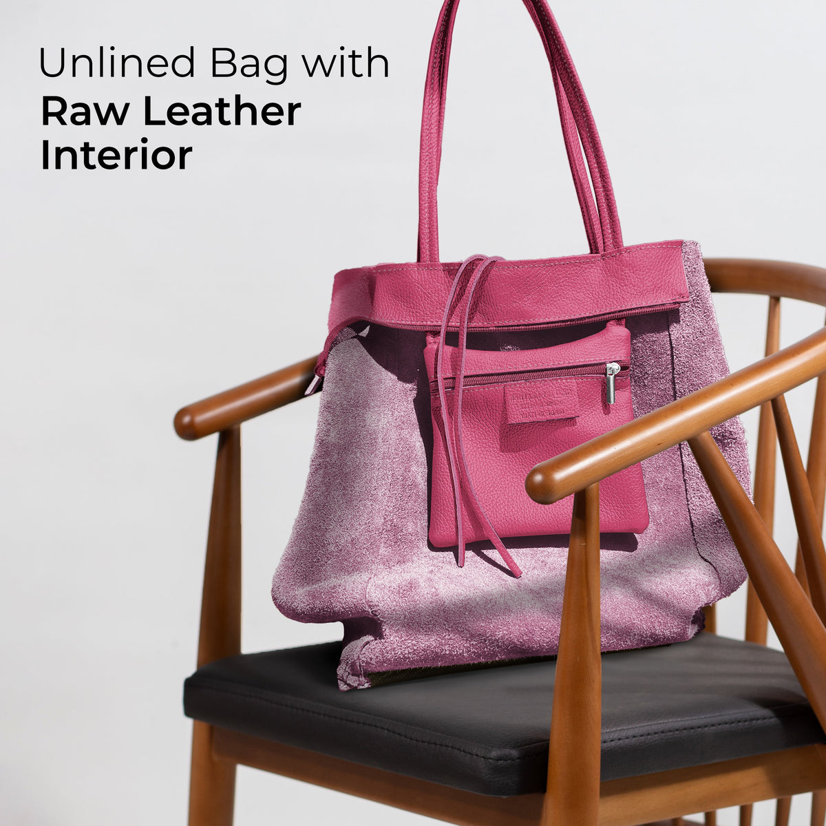 Bolso tote de cuero de grano completo italiano | Florencia