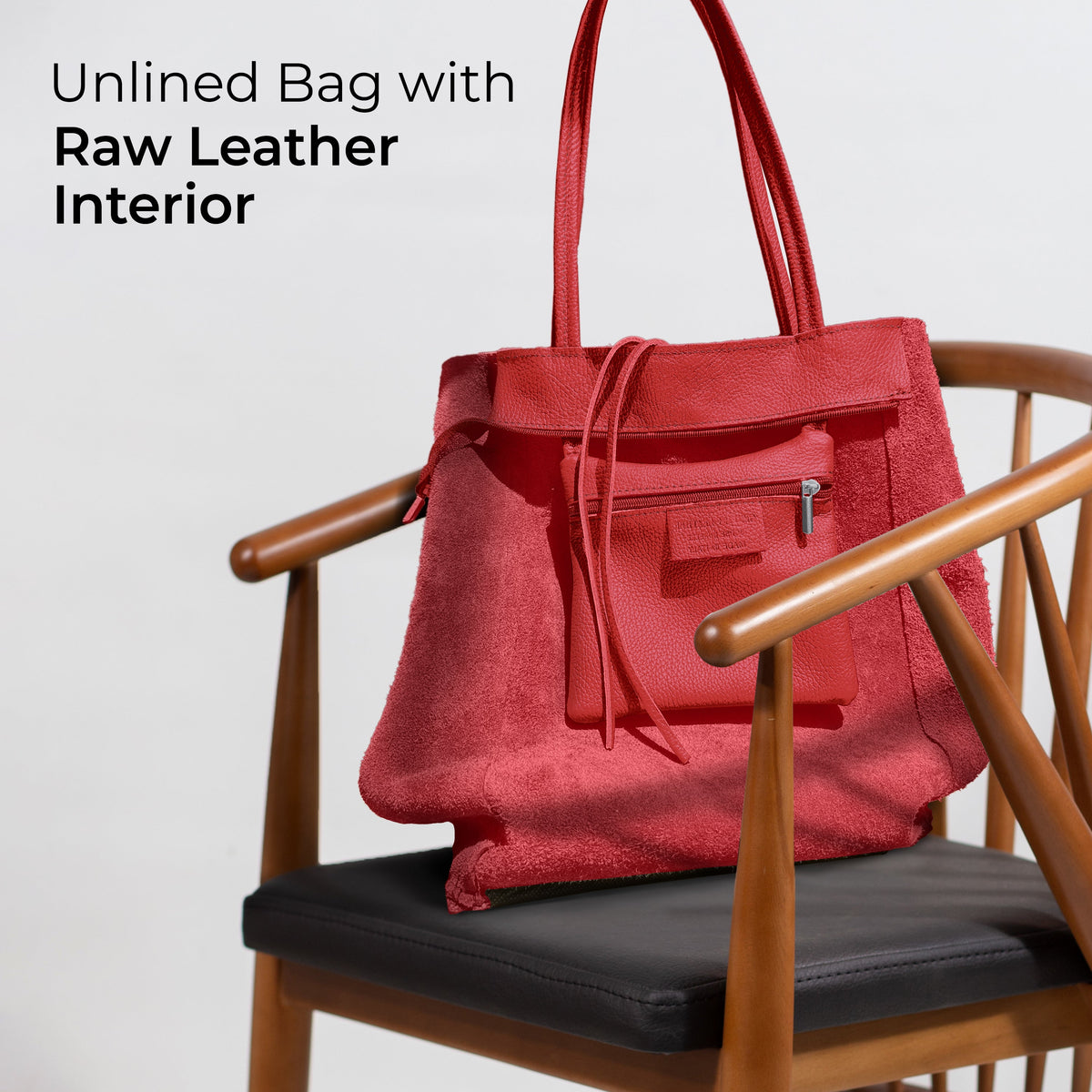 Bolso tote de cuero de grano completo italiano | Florencia