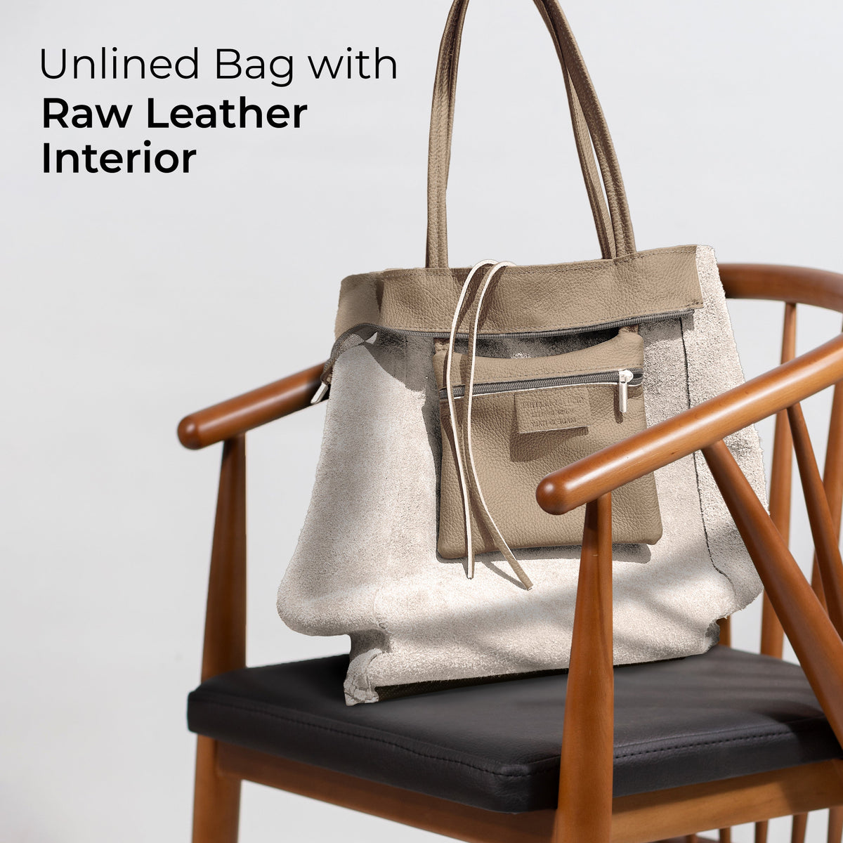 Bolso tote de cuero de grano completo italiano | Florencia