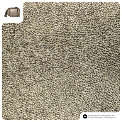 Italian Metallic Full-Grain Leather Crossbody Bag | Napoli