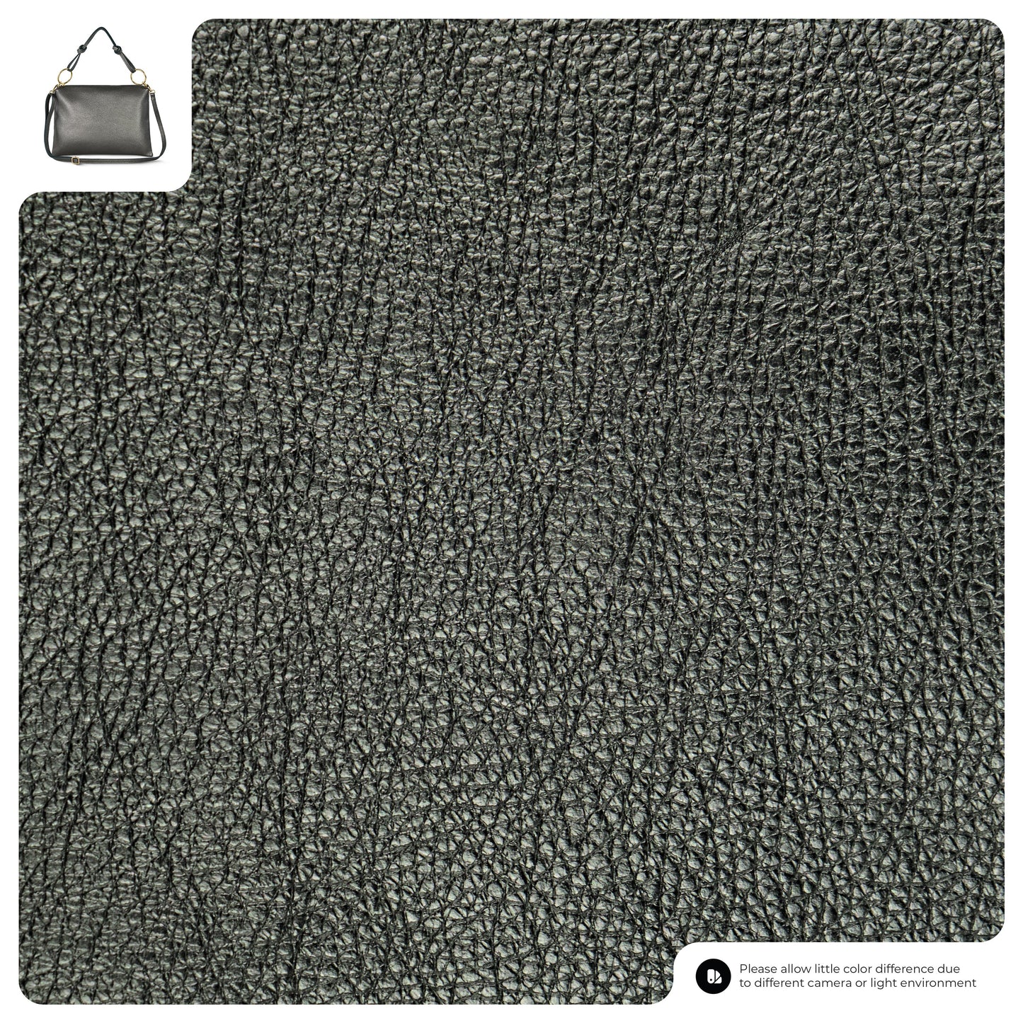 Italian Metallic Full-Grain Leather Shoulder Bag | Prato