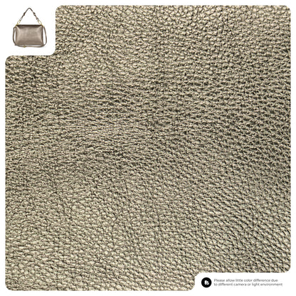Italian Metallic Full-Grain Leather Shoulder Bag | Prato