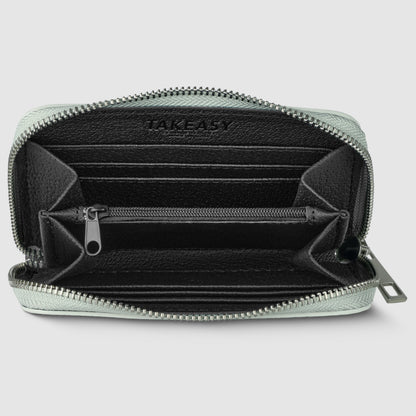 Italian Metallic Full-Grain Leather Wallet | Ancona