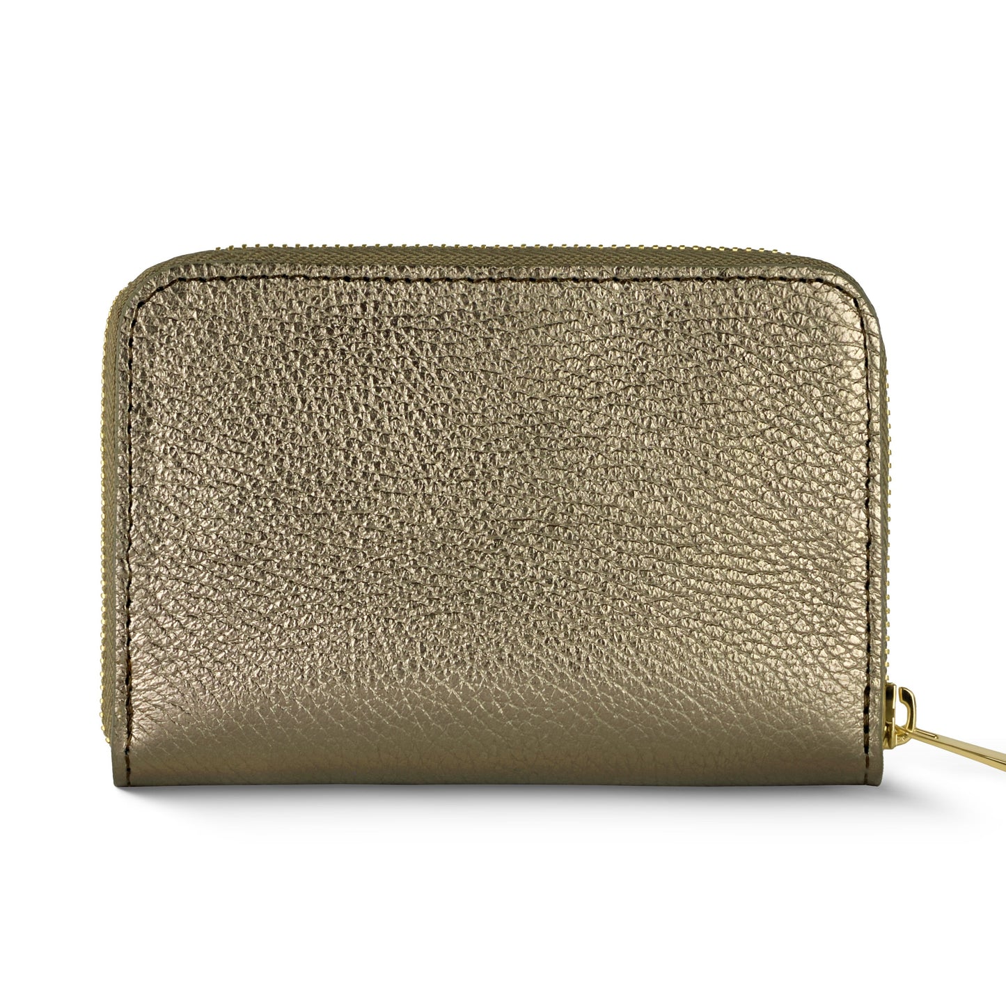 Italian Metallic Full-Grain Leather Wallet | Ancona