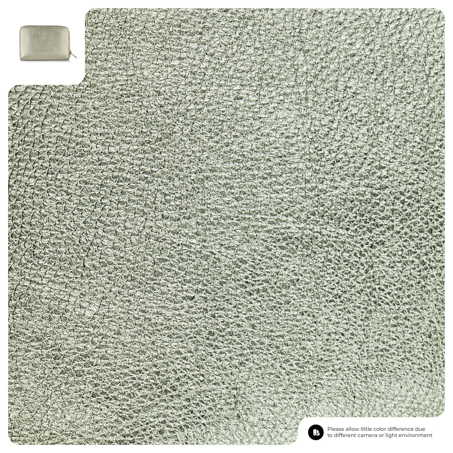 Italian Metallic Full-Grain Leather Wallet | Ancona