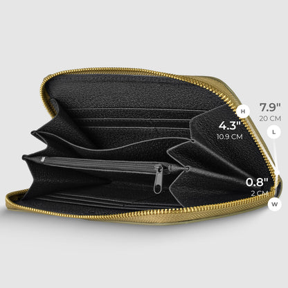 Italian Metallic Full-Grain Leather Wallet | Udine