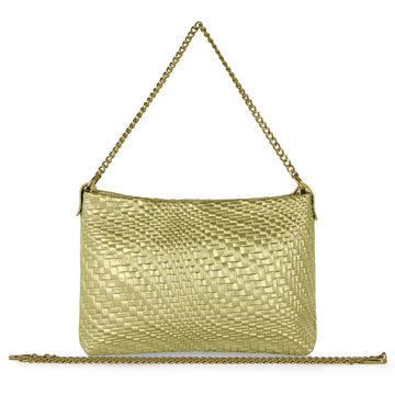 Grid Metallic Gold
