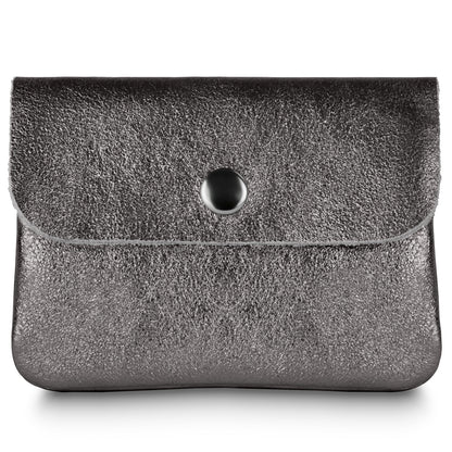 Italian Genuine Metallic Suede Wallet | Assisi