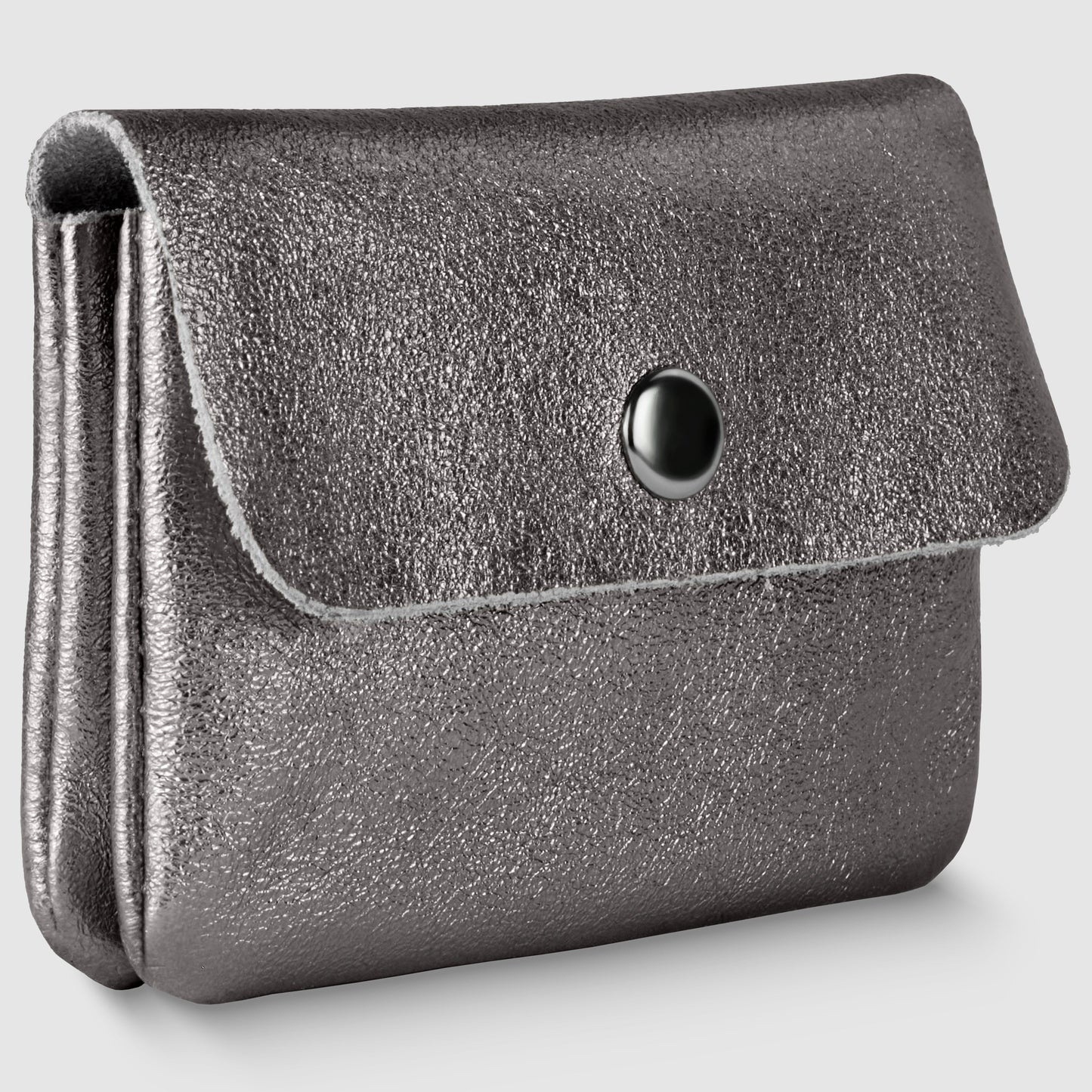 Italian Genuine Metallic Suede Wallet | Assisi