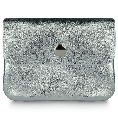 Italian Genuine Metallic Suede Wallet | Assisi