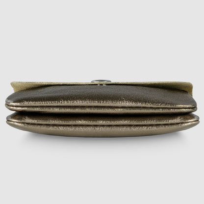 Italian Genuine Metallic Suede Wallet | Assisi