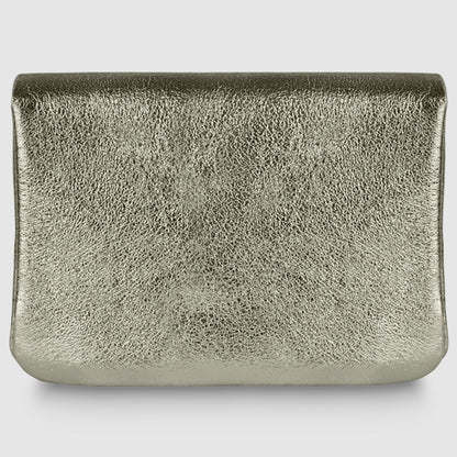 Italian Genuine Metallic Suede Wallet | Assisi