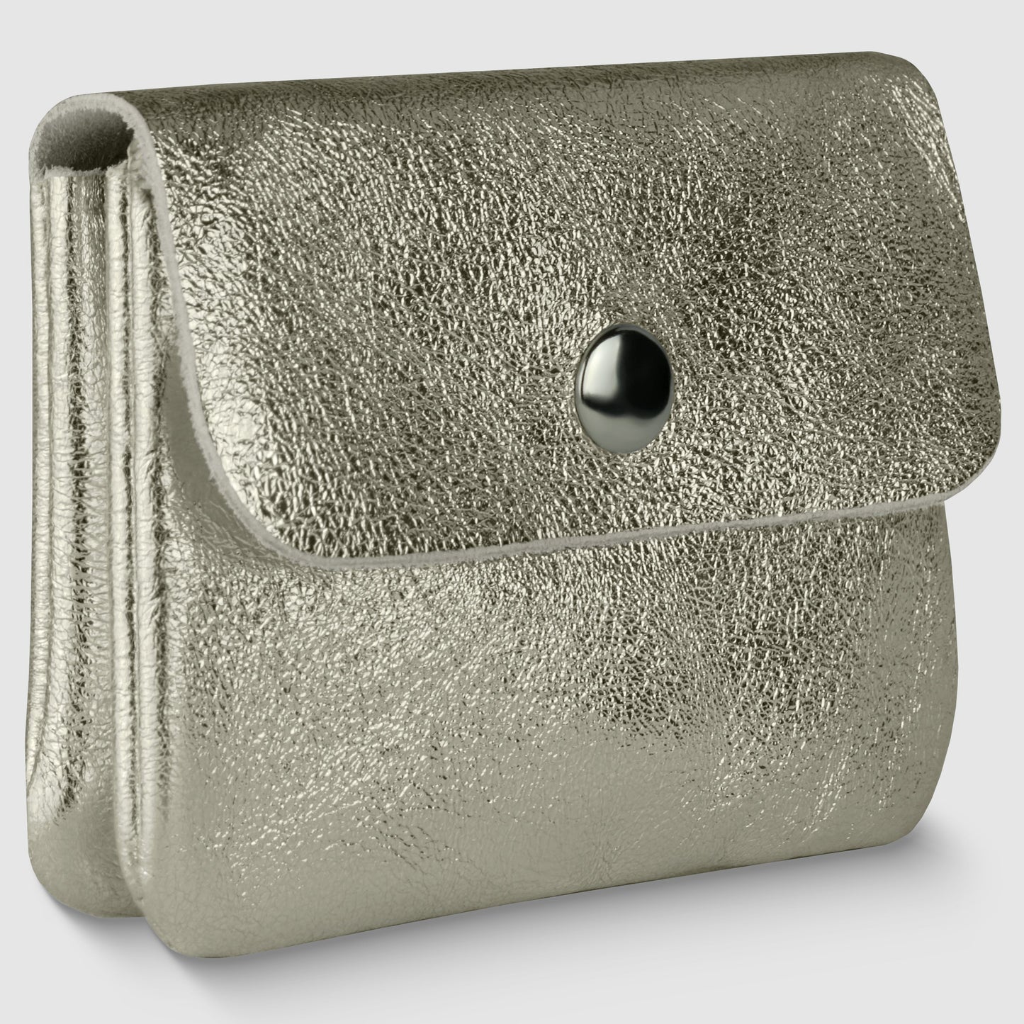 Italian Genuine Metallic Suede Wallet | Assisi