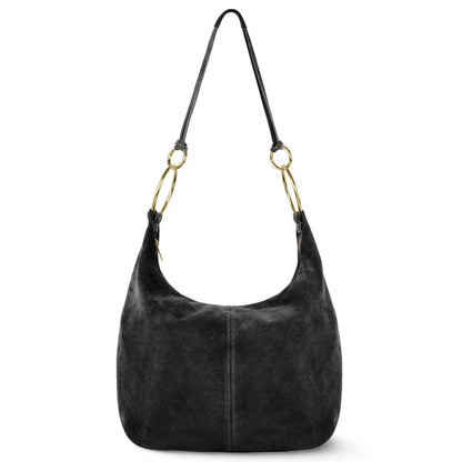 Italian Genuine Suede Hobo Bag | Belluno