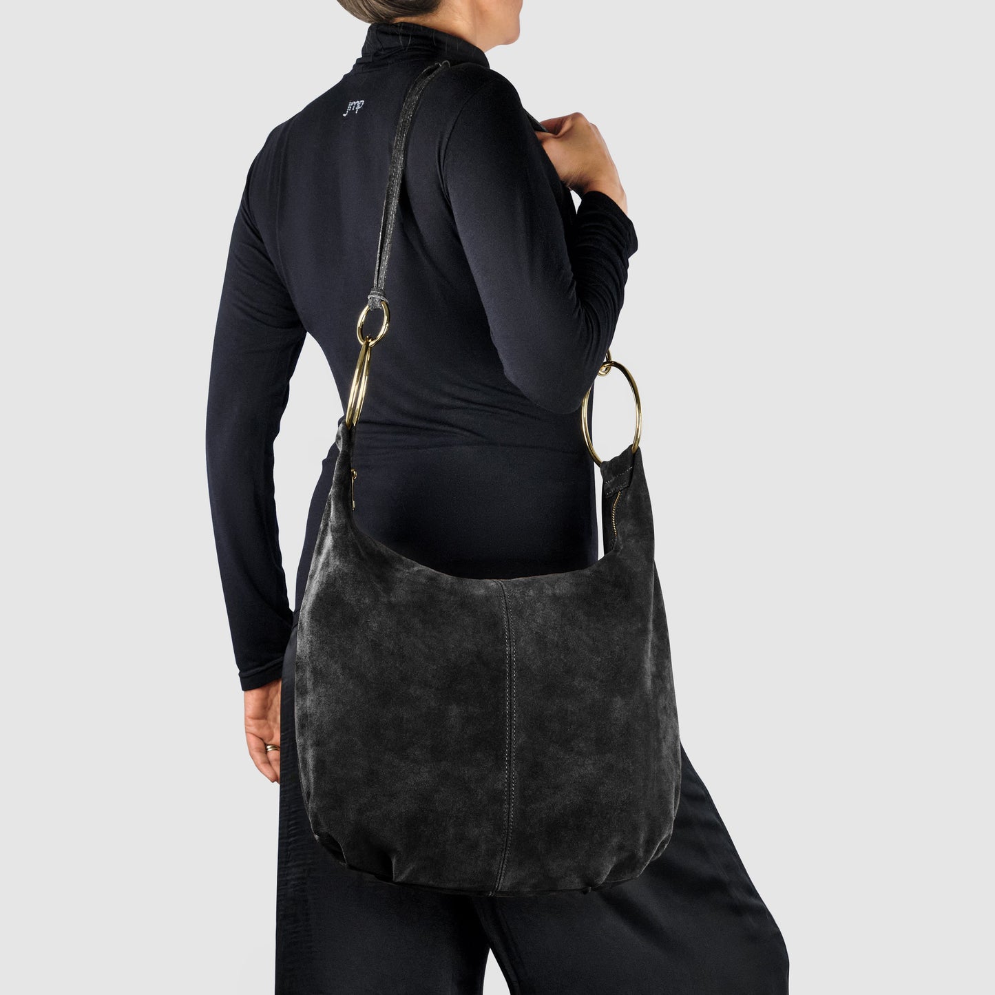 Italian Genuine Suede Hobo Bag | Belluno