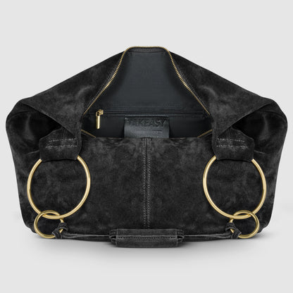 Italian Genuine Suede Hobo Bag | Belluno