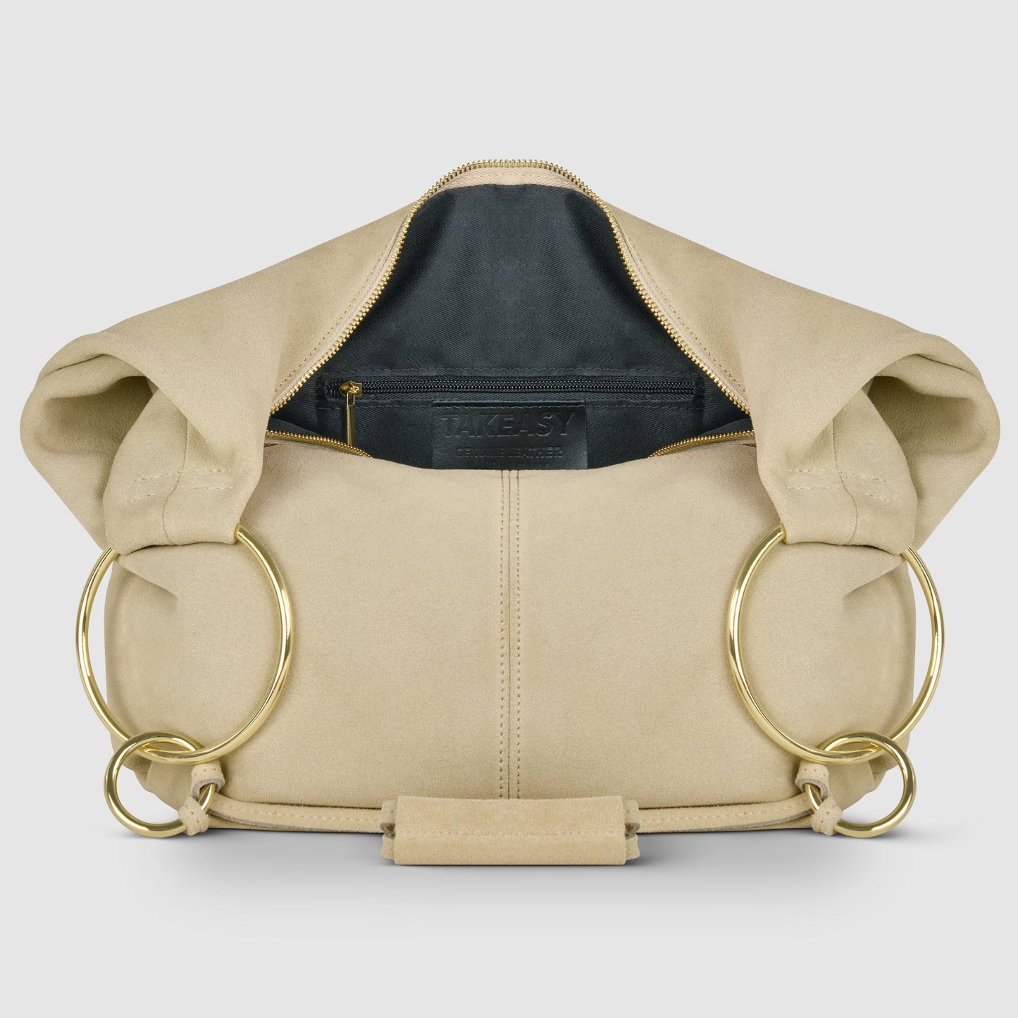 Italian Genuine Suede Hobo Bag | Belluno