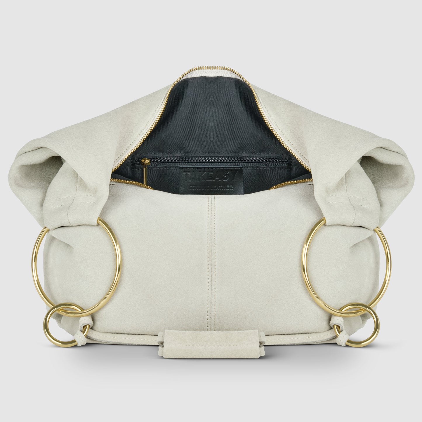 Italian Genuine Suede Hobo Bag | Belluno