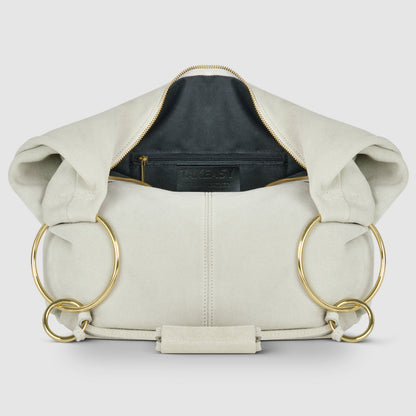 Italian Genuine Suede Hobo Bag | Belluno
