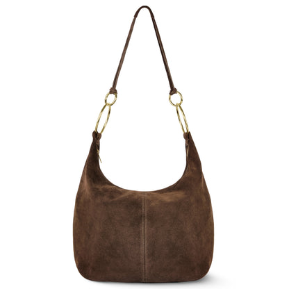 Italian Genuine Suede Hobo Bag | Belluno
