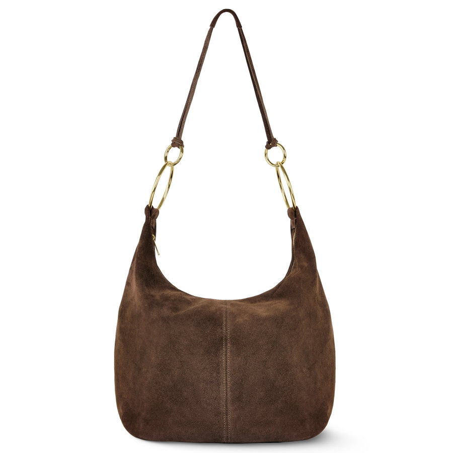 Italian Genuine Suede Hobo Bag | Belluno