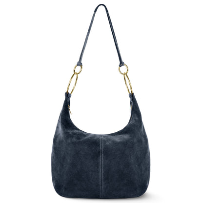 Italian Genuine Suede Hobo Bag | Belluno