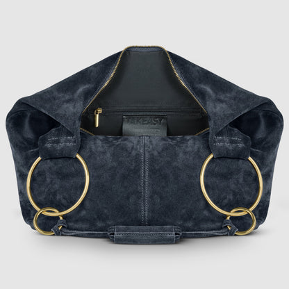 Italian Genuine Suede Hobo Bag | Belluno